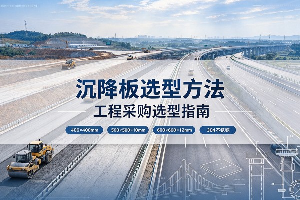 乐安沉降板选择方法