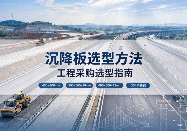 乐安沉降板选择方法